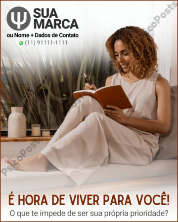 Post 1048 - é hora de viver para você! O que te impede de ser sua própria prioridade?